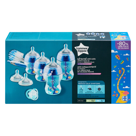 Tommee Tippee Advanced Anti-Colic Starter Bottle Kit- Boy image number 4